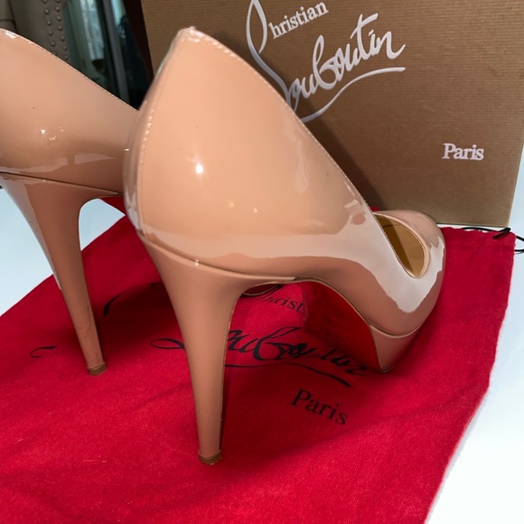 ✨Christian Louboutin Bianca 120 Nude Heels✨ - Picture 12 of 16